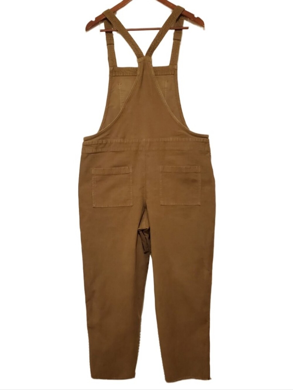 Aerie Werk And Play Corduroy Overalls Size Large Brown - Picture 3 of 13